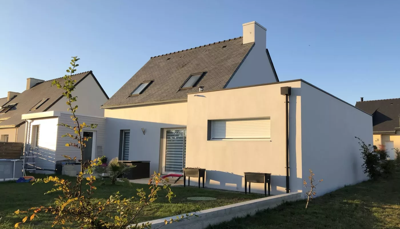 Extension d'une maison à Languidic